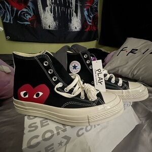 Comme des Garçons Play x
Converse trainers